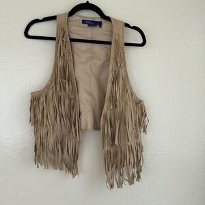 Miley Cyrus fringe vest